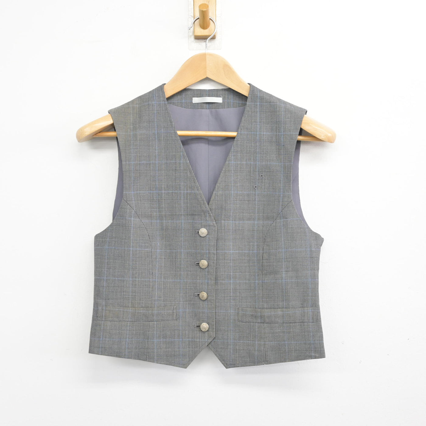 【中古】埼玉県 武南高等学校 女子制服 2点 (ベスト・スカート) sf103954