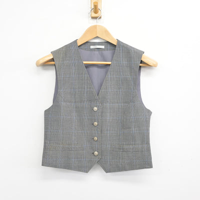 【中古】埼玉県 武南高等学校 女子制服 2点 (ベスト・スカート) sf103954