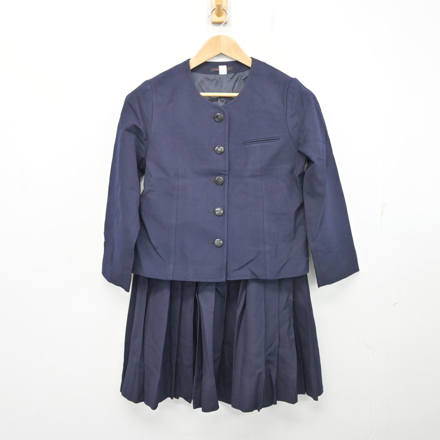 【中古】兵庫県 御影高等学校 女子制服 2点 (ブレザー・スカート) sf103955