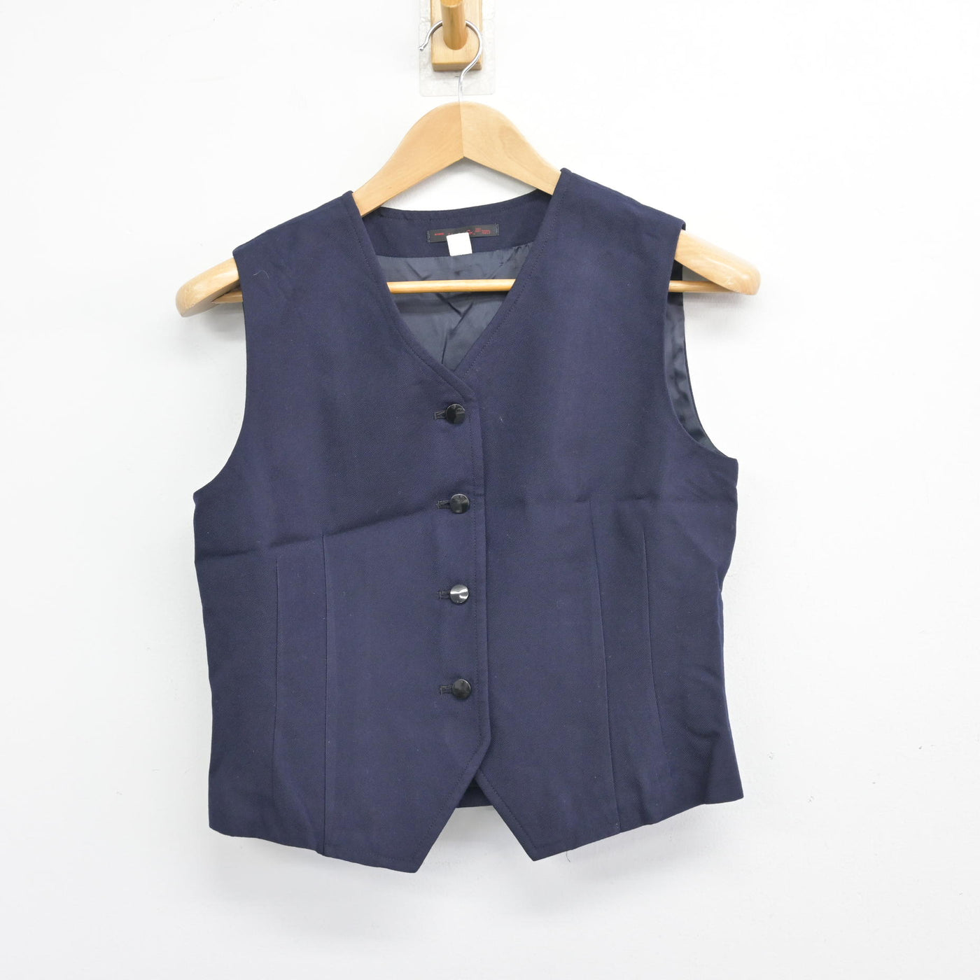 【中古】兵庫県 御影高等学校 女子制服 2点 (ベスト・スカート) sf103956