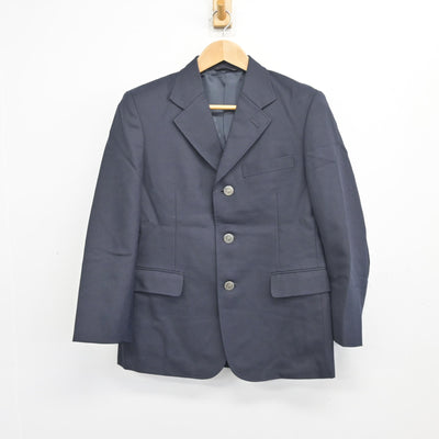 【中古】兵庫県 湊翔楠中学校 男子制服 2点 (ブレザー・ズボン) sf103959