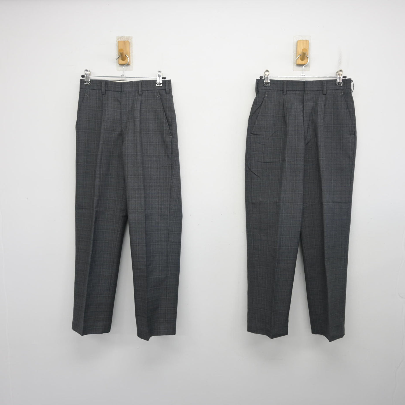 【中古】兵庫県 湊翔楠中学校 男子制服 3点 (ブレザー・ズボン) sf103960