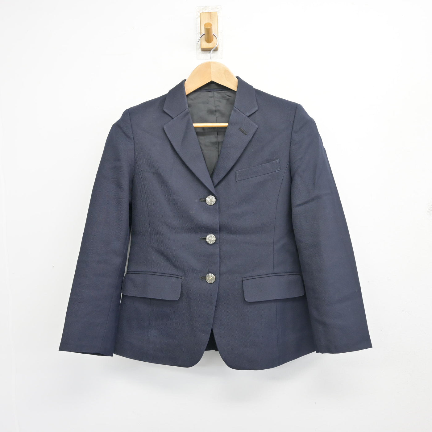 【中古】兵庫県 湊翔楠中学校 女子制服 4点 (ブレザー・スカート) sf103961