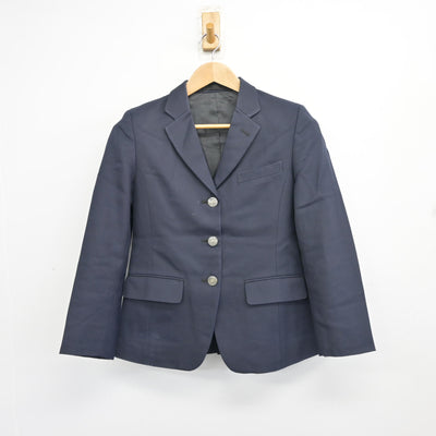 【中古】兵庫県 湊翔楠中学校 女子制服 4点 (ブレザー・スカート) sf103961