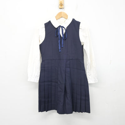 【中古】東京都 鷗友学園女子中学高等学校/旧制服 女子制服 4点 (ブレザー・シャツ・ジャンパースカート) sf103963