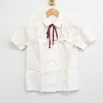 【中古】東京都 鷗友学園女子中学高等学校/旧制服 女子制服 4点 (ベスト・シャツ・スカート) sf103965