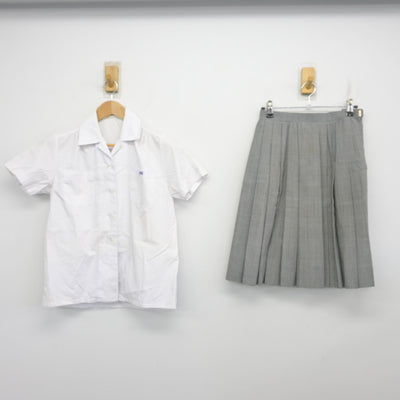【中古】東京都 鷗友学園女子中学高等学校/旧制服 女子制服 2点 (シャツ・スカート) sf103967
