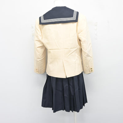 【中古】東京都 目白研心高等学校 女子制服 3点 (ブレザー・セーラー服・スカート) sf103970
