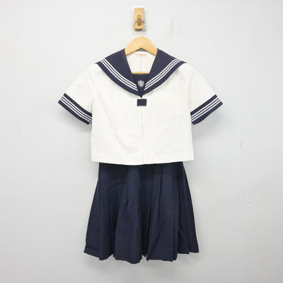 【中古】東京都 目白研心高等学校 女子制服 3点 (セーラー服・スカート) sf103972