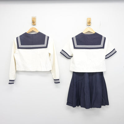 【中古】東京都 目白研心高等学校 女子制服 3点 (セーラー服・スカート) sf103972