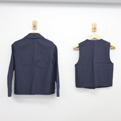 【中古】山形県 新庄北高等学校 女子制服 2点 (ブレザー・ベスト) sf103980