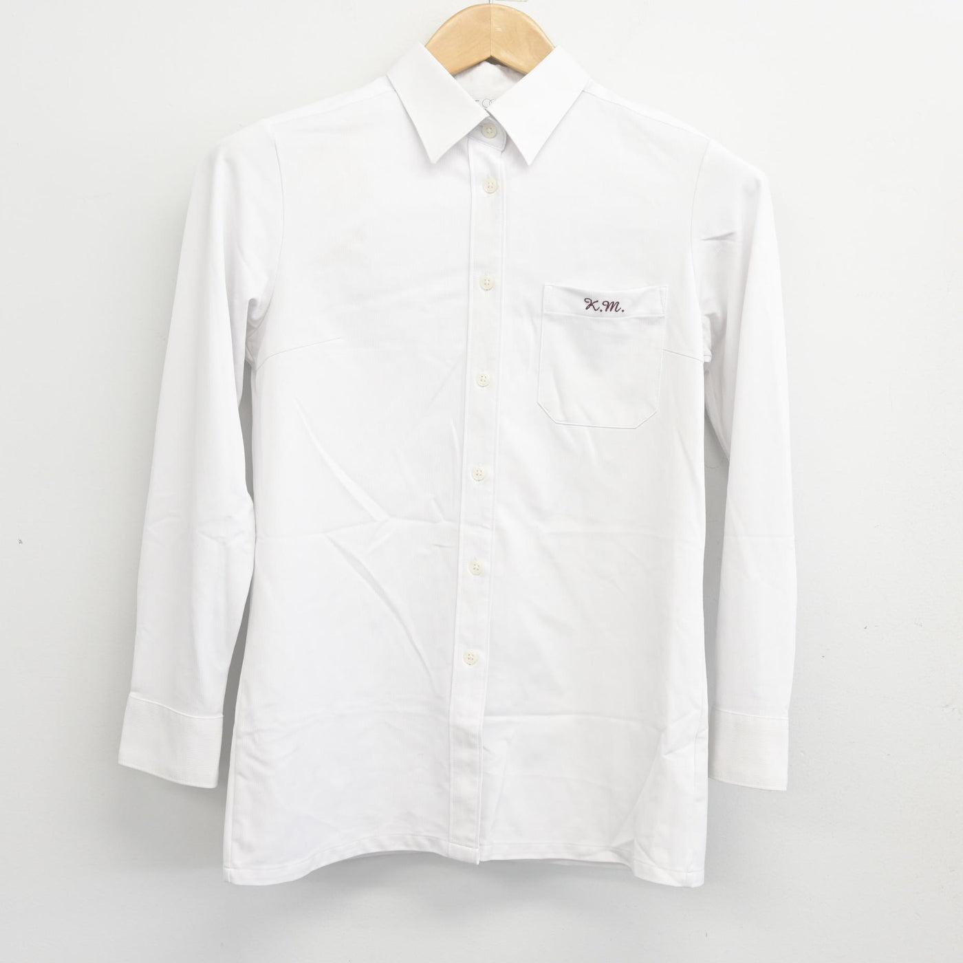 【中古】京都府 京都明徳高等学校 女子制服 3点 (ニット・シャツ・スカート) sf103983