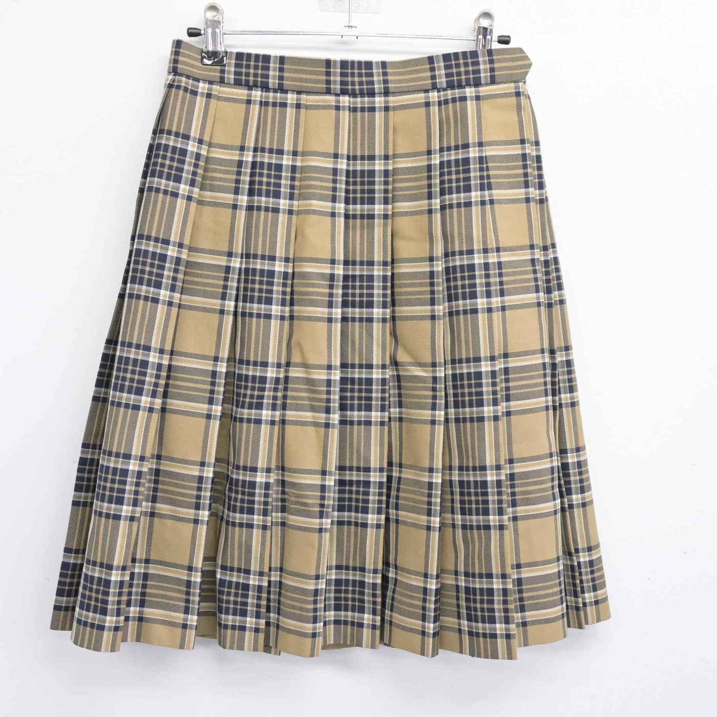 【中古】京都府 京都明徳高等学校 女子制服 3点 (ニット・シャツ・スカート) sf103983