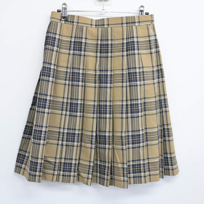 【中古】京都府 京都明徳高等学校 女子制服 2点 (ニット・スカート) sf103985