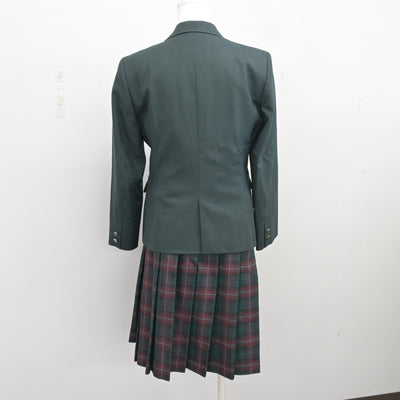 【中古】茨城県 江戸川学園取手中学校 女子制服 3点 (ブレザー・ベスト・スカート) sf103989