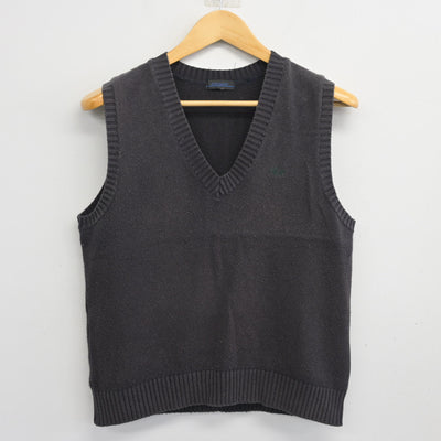 【中古】埼玉県 川越南高等学校 女子制服 2点 (ニットベスト・シャツ) sf103996