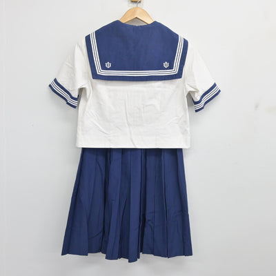 【中古】埼玉県 鯨井中学校 女子制服 3点 (セーラー服・スカート) sf104000