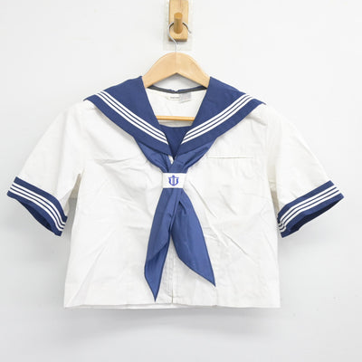 【中古】埼玉県 鯨井中学校 女子制服 3点 (セーラー服・スカート) sf104000