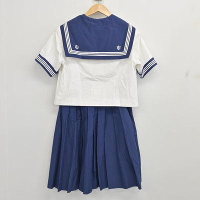 【中古】埼玉県 鯨井中学校 女子制服 2点 (セーラー服・スカート) sf104001