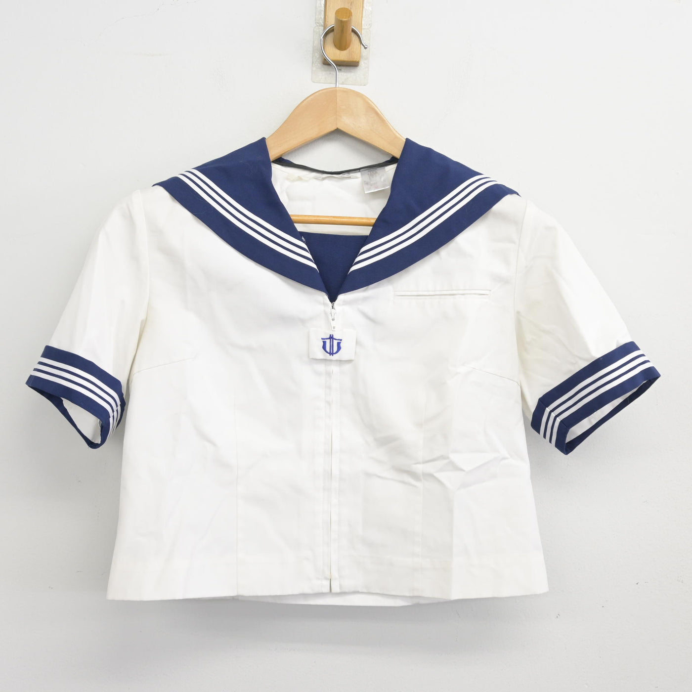 【中古】埼玉県 鯨井中学校 女子制服 2点 (セーラー服・スカート) sf104001