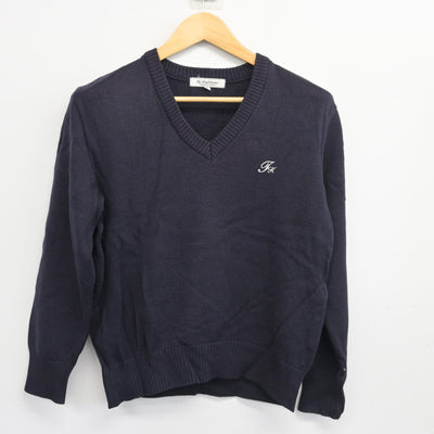 【中古】埼玉県 所沢北高等学校 女子制服 2点 (ベスト・ニット) sf104004