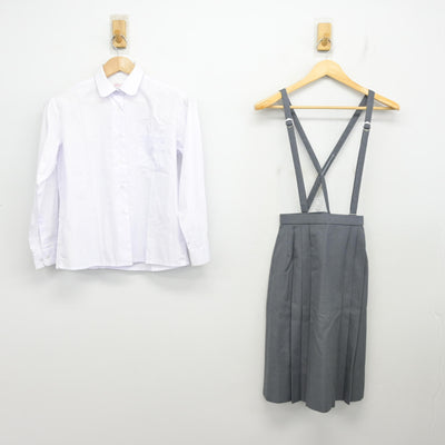 【中古】兵庫県 野々池中学校 女子制服 4点 (ブレザー・ベスト・シャツ・スカート) sf104006