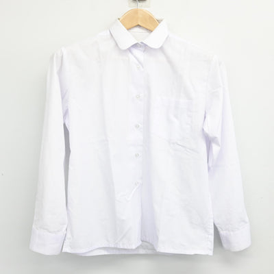 【中古】兵庫県 野々池中学校 女子制服 2点 (シャツ・スカート) sf104007