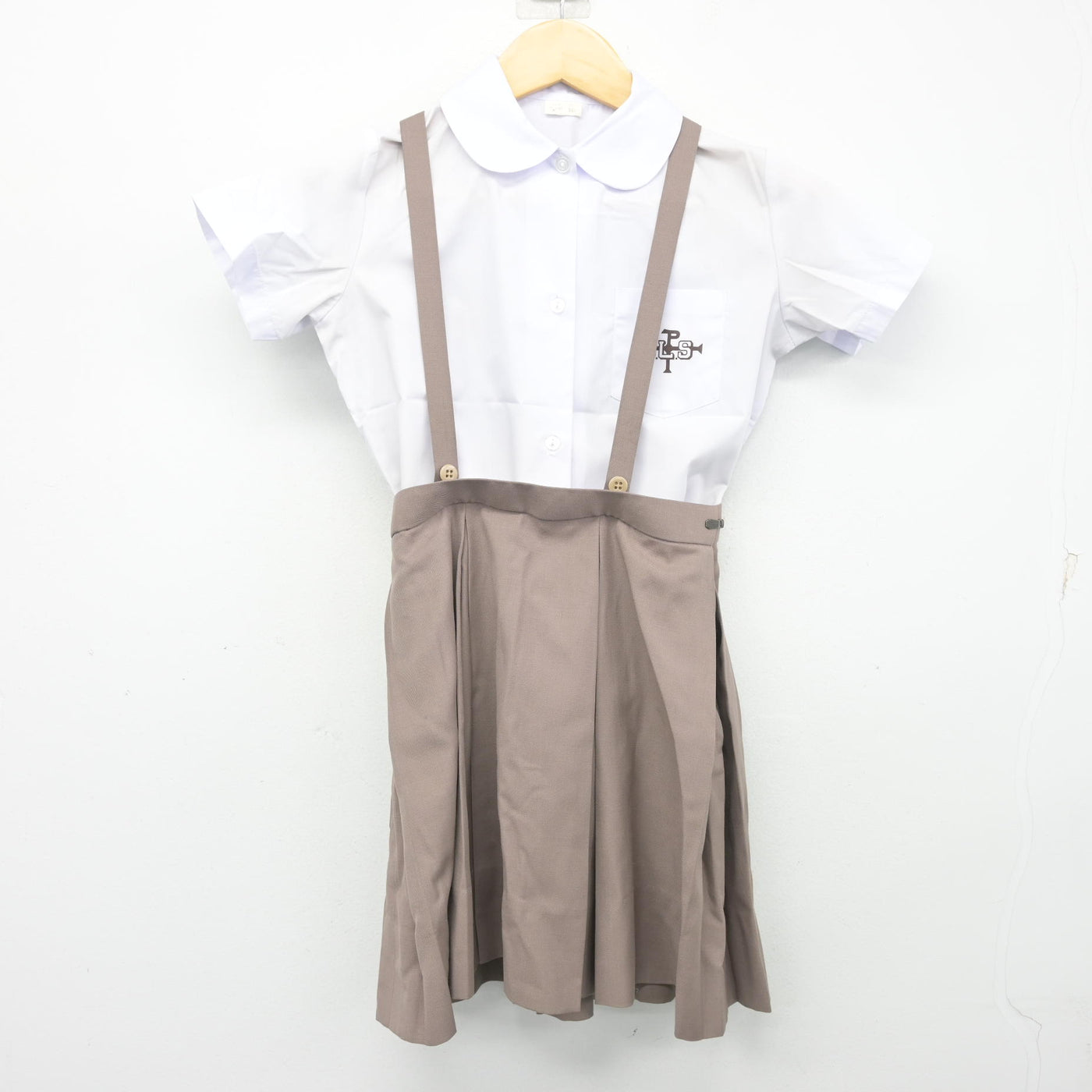 【中古】埼玉県 青山学院大学系属 浦和ルーテル学院小学校 女子制服 2点 (シャツ・スカート) sf104014