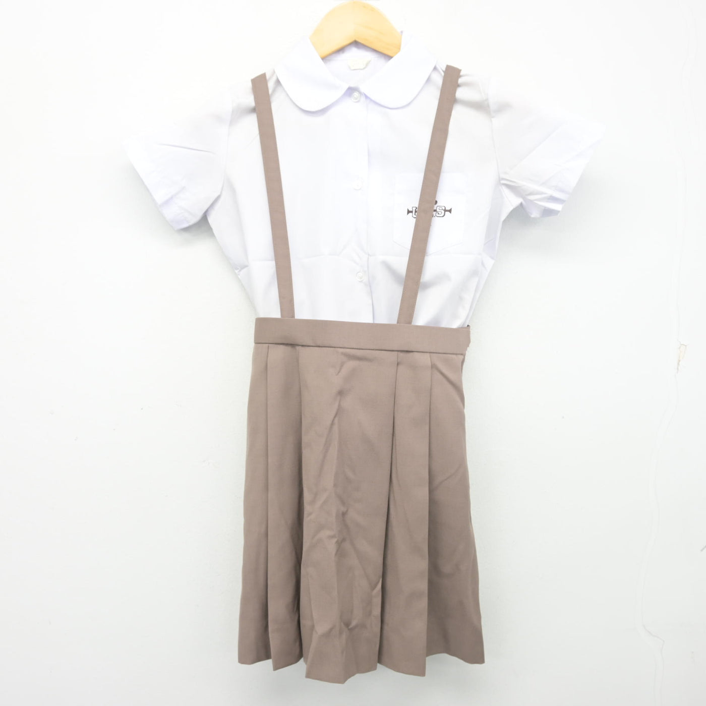 【中古】埼玉県 青山学院大学系属 浦和ルーテル学院小学校 女子制服 2点 (シャツ・スカート) sf104015