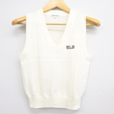 【中古】埼玉県 青山学院大学系属 浦和ルーテル学院小学校 女子制服 2点 (ニットベスト・スカート) sf104016