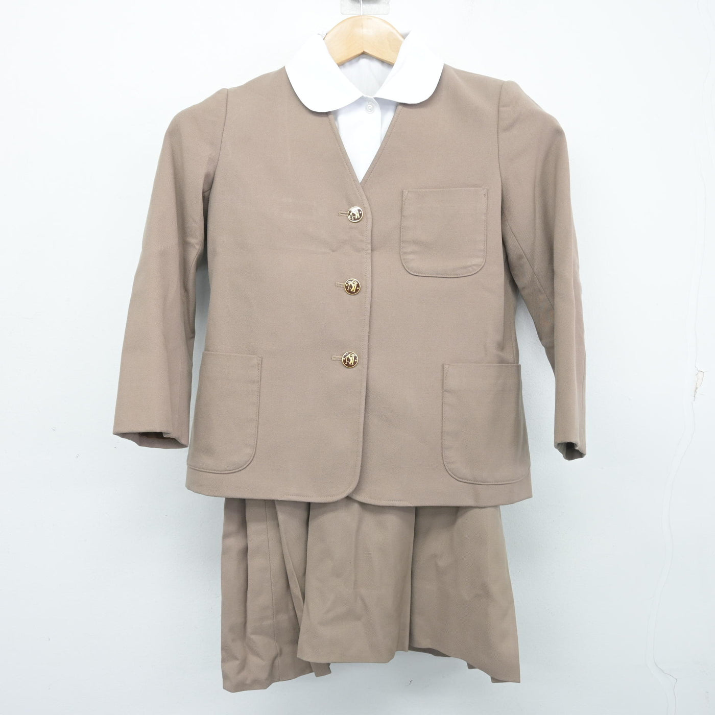 【中古】埼玉県 青山学院大学系属 浦和ルーテル学院小学校 女子制服 3点 (ブレザー・シャツ・スカート) sf104018