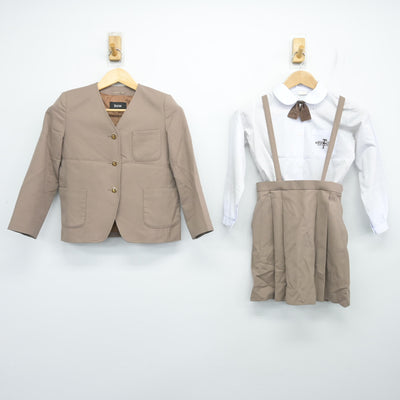 【中古】埼玉県 青山学院大学系属 浦和ルーテル学院小学校 女子制服 4点 (ブレザー・シャツ・スカート) sf104019