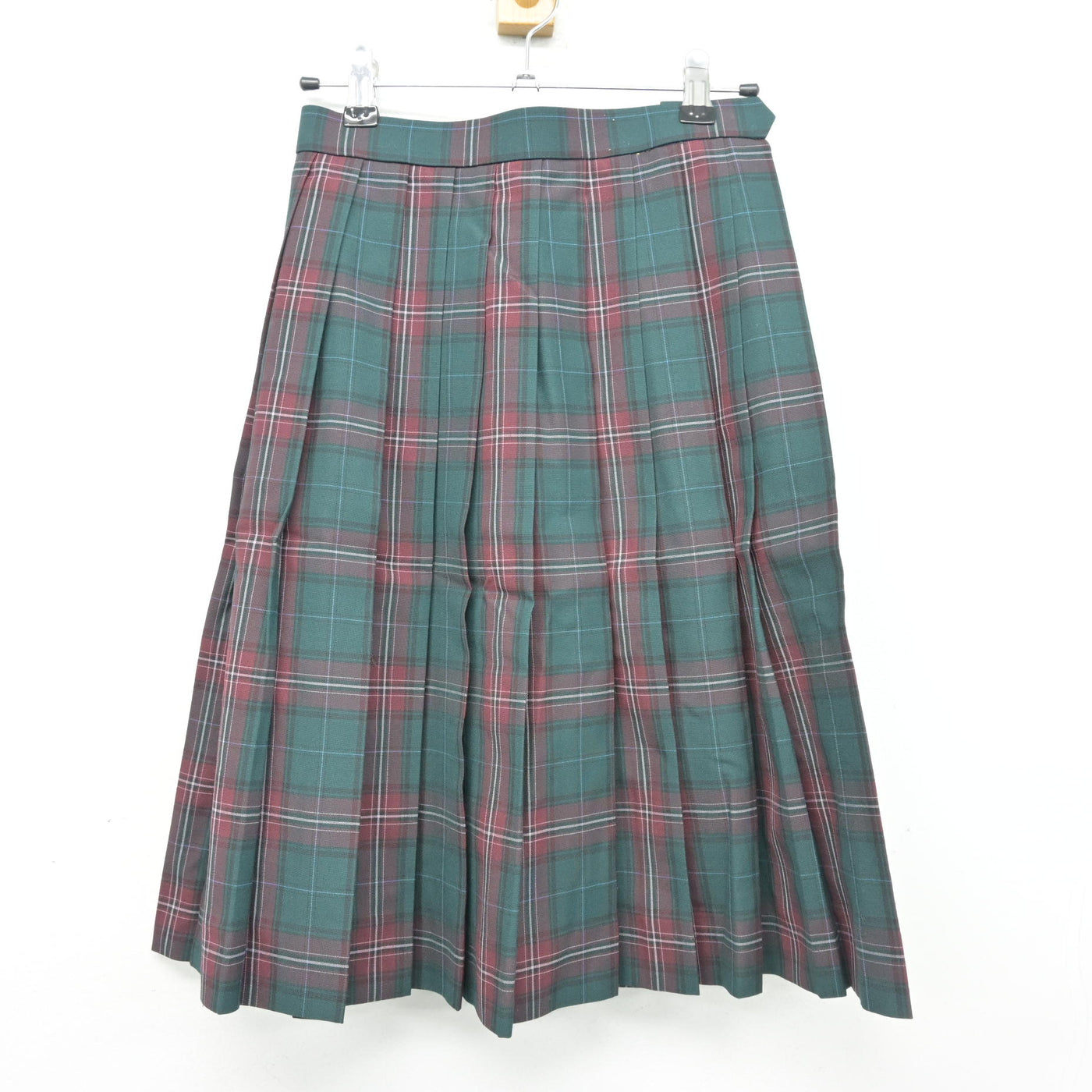 【中古】茨城県 江戸川学園取手高等学校 女子制服 2点 (ニットベスト・スカート) sf104033