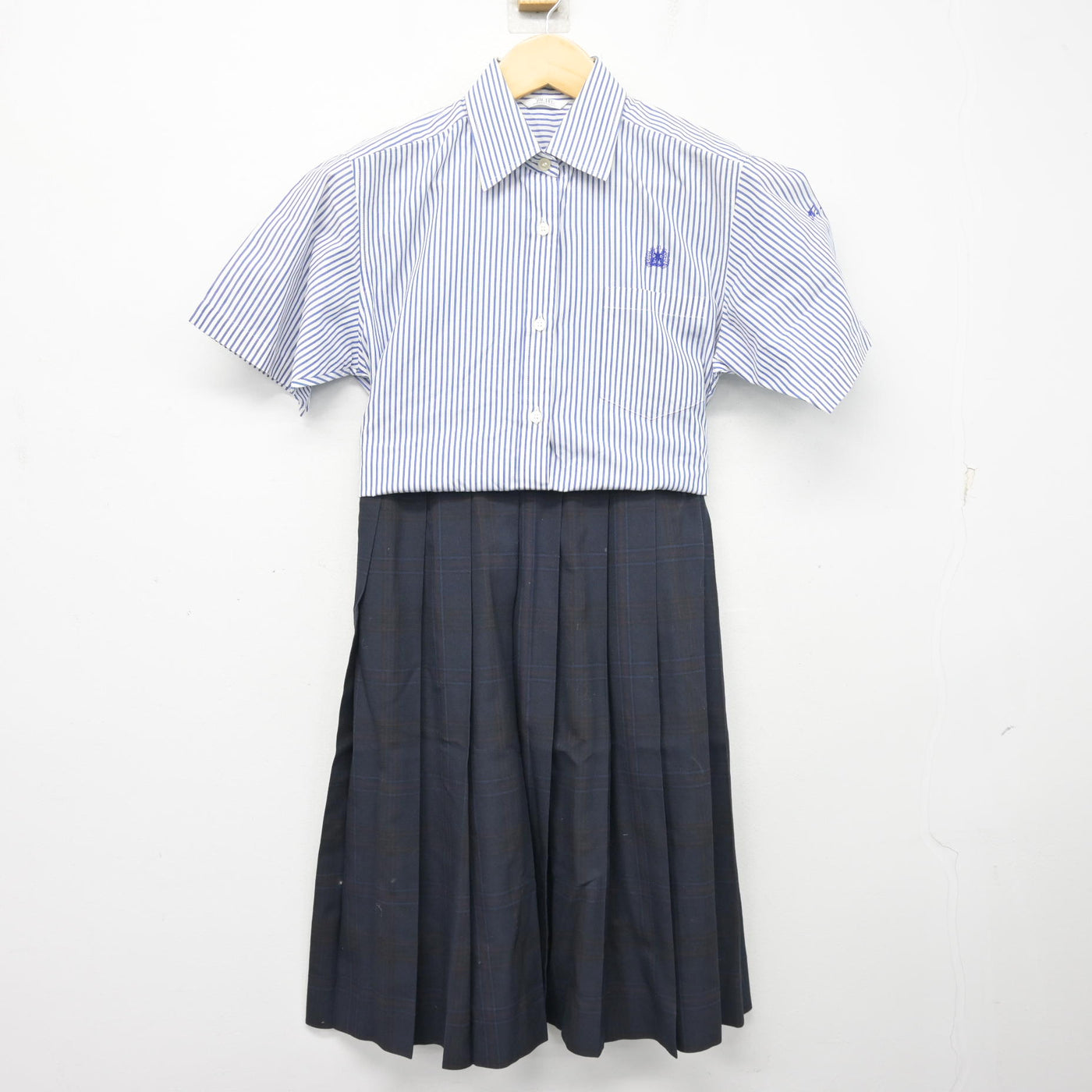 【中古】広島県 高陽東高等学校 女子制服 2点 (シャツ・スカート) sf104035