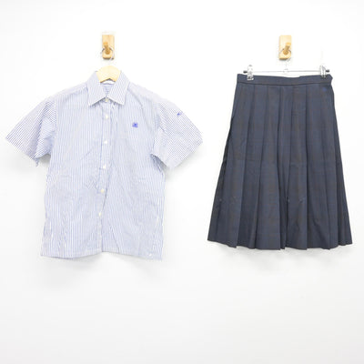 【中古】広島県 高陽東高等学校 女子制服 2点 (シャツ・スカート) sf104035