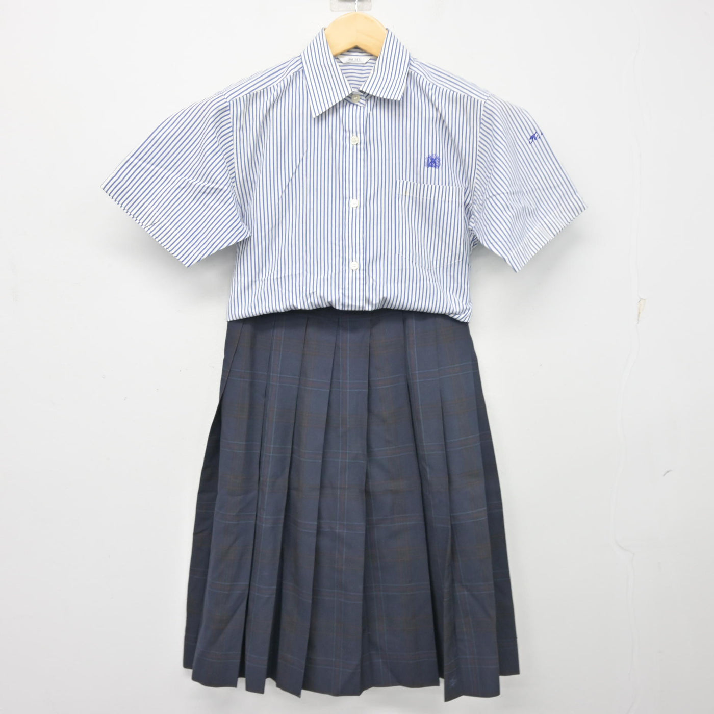 【中古】広島県 高陽東高等学校 女子制服 2点 (シャツ・スカート) sf104036