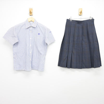 【中古】広島県 高陽東高等学校 女子制服 2点 (シャツ・スカート) sf104036