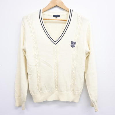 【中古】広島県 高陽東高等学校 女子制服 2点 (ニット・シャツ) sf104037