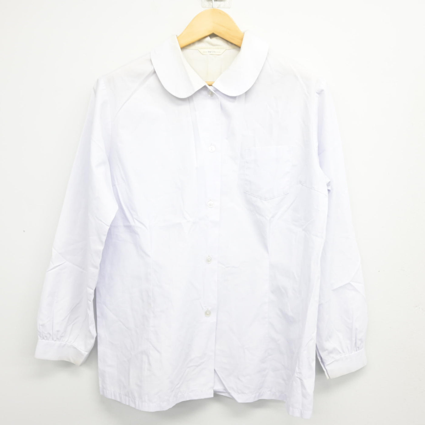 【中古】広島県 可部中学校 女子制服 2点 (シャツ・ジャンパースカート) sf104043