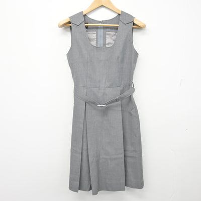 【中古】広島県 可部中学校 女子制服 2点 (シャツ・ジャンパースカート) sf104043