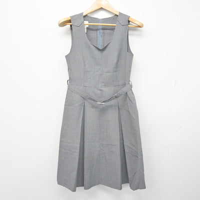 【中古】広島県 可部中学校 女子制服 3点 (シャツ・ジャンパースカート) sf104044