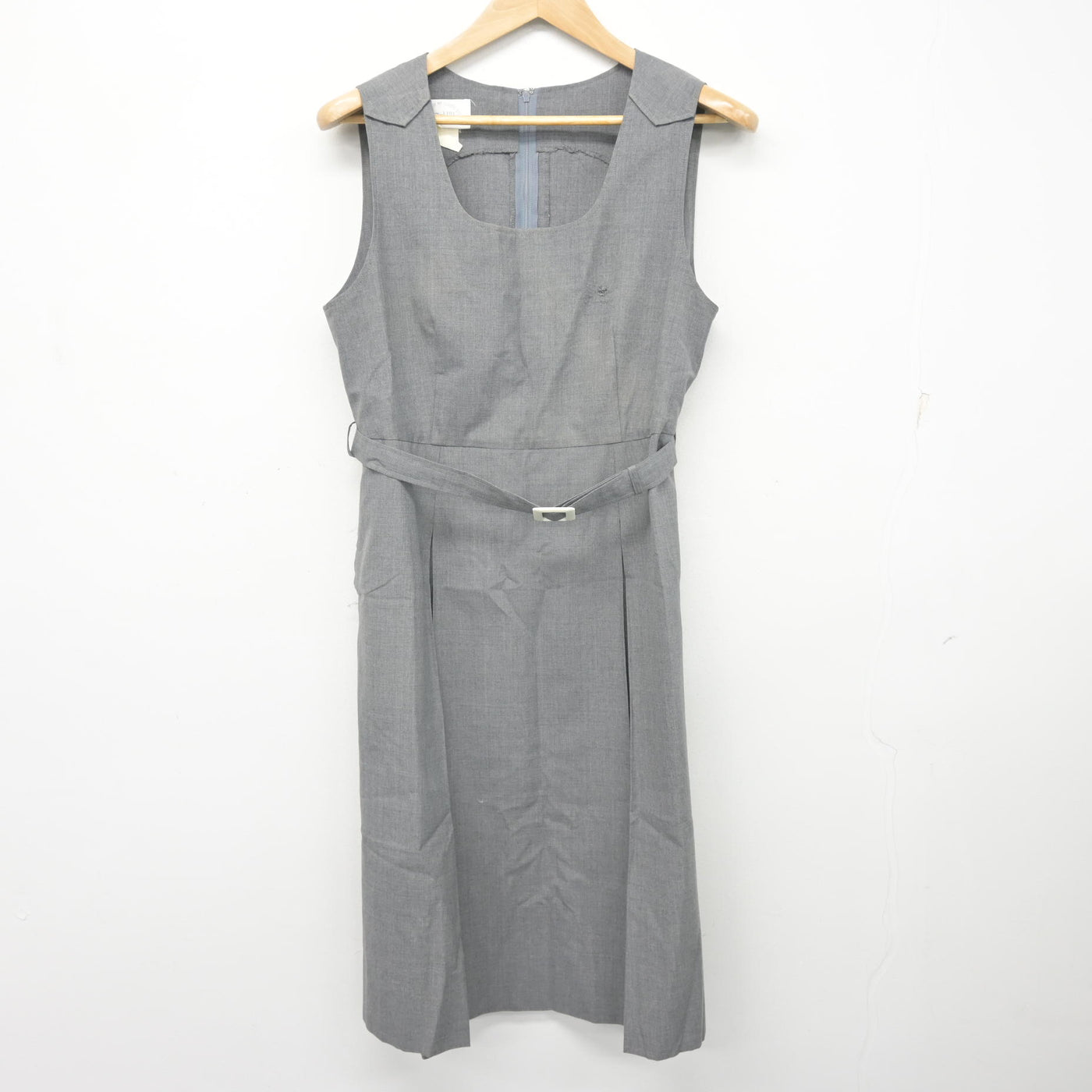 【中古】広島県 可部中学校 女子制服 3点 (シャツ・ジャンパースカート) sf104045