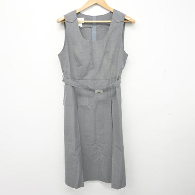 【中古】広島県 可部中学校 女子制服 3点 (シャツ・ジャンパースカート) sf104045