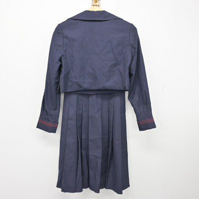 【中古】熊本県 ルーテル学院高等学校 女子制服 4点 (セーラー服・ジャンパースカート) sf104050