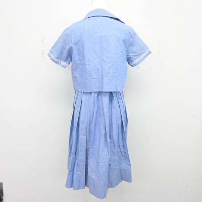 【中古】熊本県 ルーテル学院高等学校 女子制服 4点 (ニット・セーラー服・ジャンパースカート) sf104051