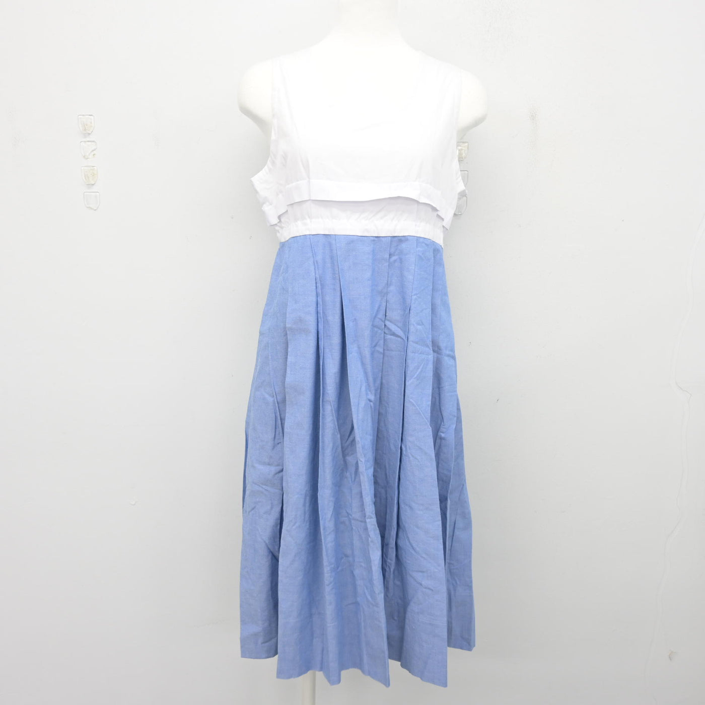 【中古】熊本県 ルーテル学院高等学校 女子制服 4点 (ニット・セーラー服・ジャンパースカート) sf104051