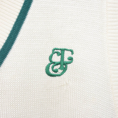 【中古】茨城県 江戸川学園取手高等学校 女子制服 2点 (ニットベスト・ニット) sf104056