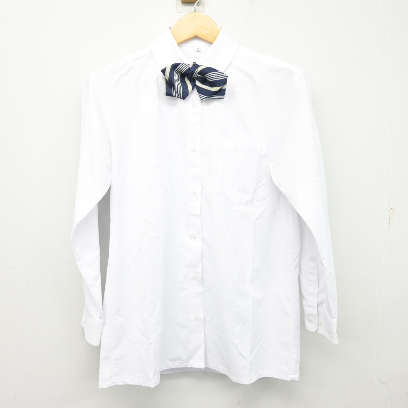 【中古】福井県 福井工業大学附属福井高等学校 女子制服 5点 (ブレザー・ニット・シャツ・スカート) sf104058