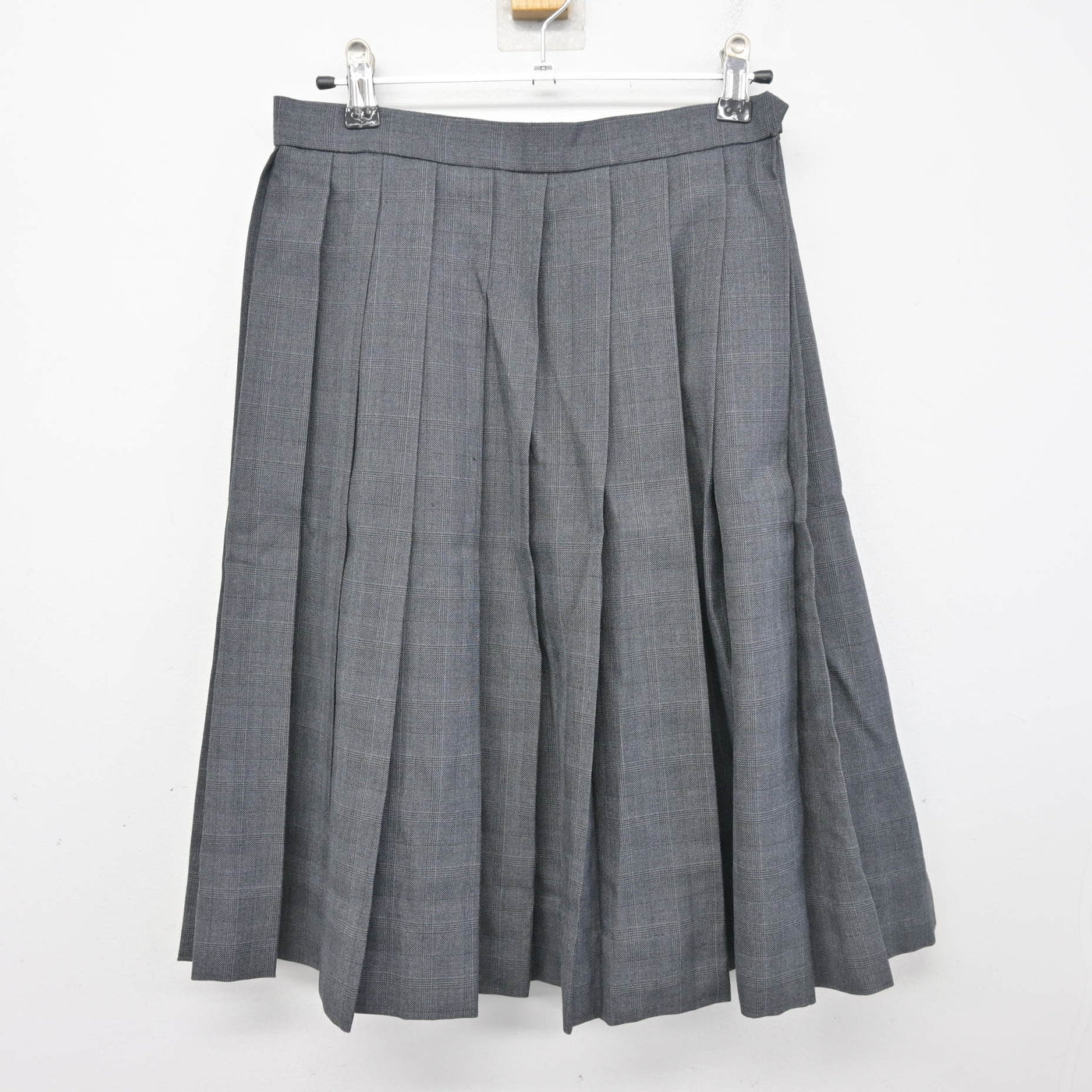【中古】兵庫県 明石西高等学校 女子制服 5点 (ブレザー・ニットベスト・スカート) sf104064