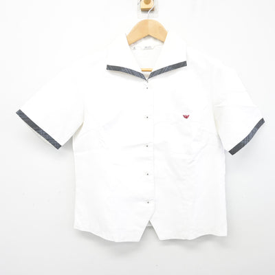 【中古】兵庫県 明石西高等学校 女子制服 2点 (ニット・シャツ) sf104066